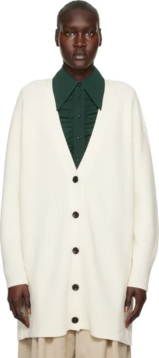 Proenza Schouler Off-White Proenza Schouler White Label Cashfeel Cardigan