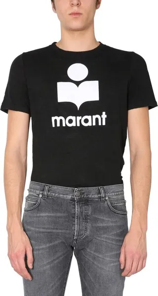 Isabel Marant Logo Print Karman T-Shirt