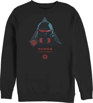 Men's Star Wars Jedi: Fallen Order Purge Trooper Portrait Sweatshirt - Black - Small
