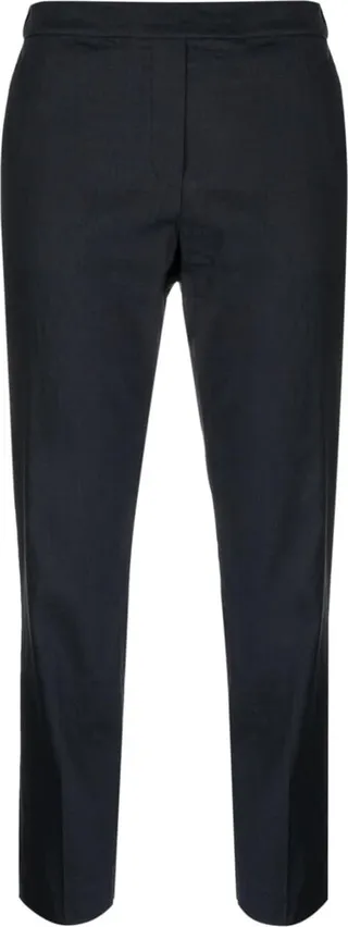 Mid-Rise Cropped Trousers