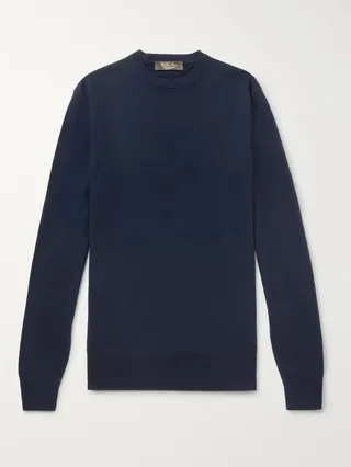 Slim-Fit Baby Cashmere Sweater