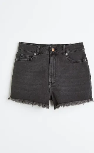 High Waist Denim Shorts