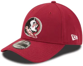 Men's New Era Garnet Florida State Seminoles Team Logo College Classic 39Thirty Flex Hat