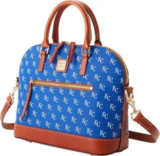 Women's Dooney & Bourke Kansas City Royals Signature Domed Zip Satchel Purse