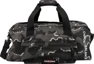 Nylon bag with camouflage effect and logo patch on the front