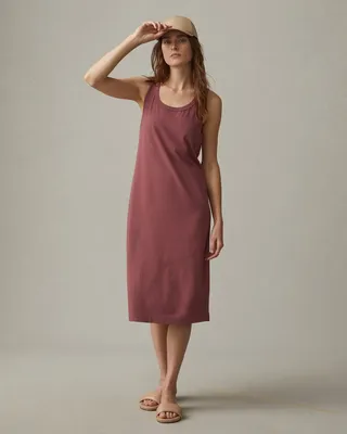 Racer Tank Dress - Currant