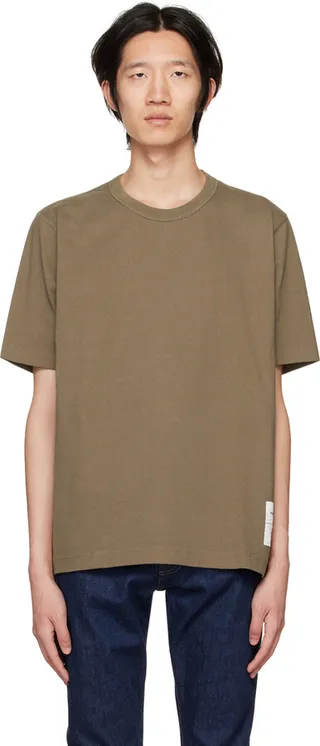 NORSE PROJECTS Taupe Tab Series Holger T-Shirt
