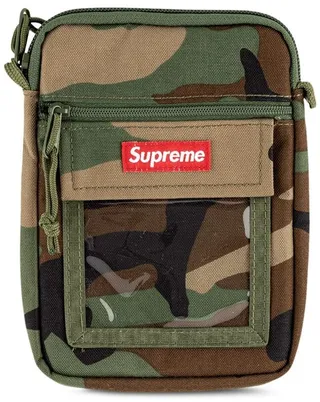 Utility logo patch pouch
