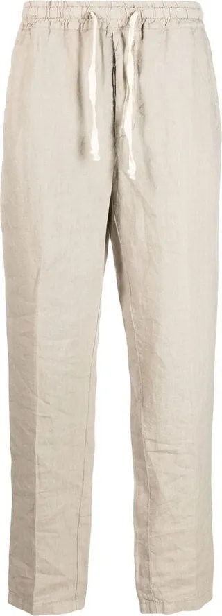 Linen Straight Leg Trousers