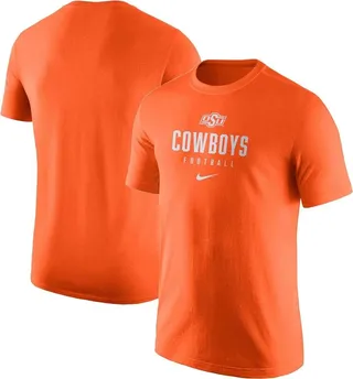 Men's Nike Orange Oklahoma State Cowboys Team Issue Performance T-shirt