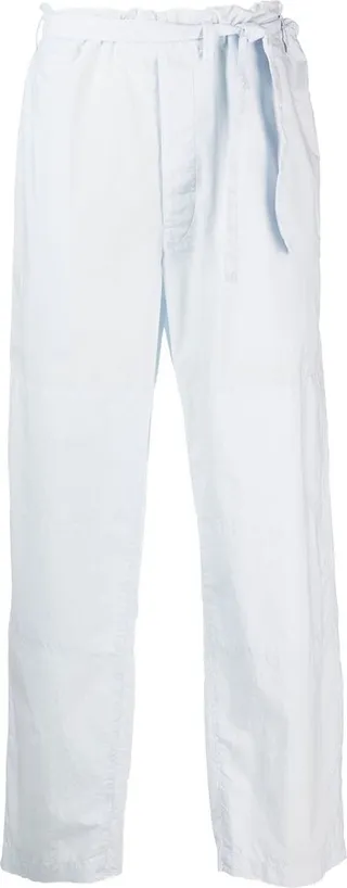 Belted Wide-Leg Trousers