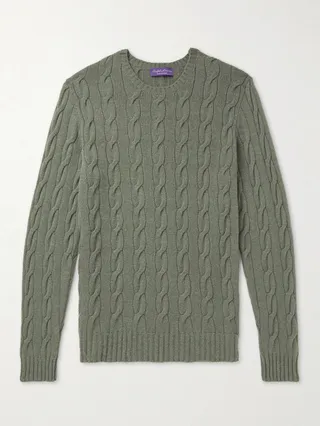 Cable-Knit Cashmere Sweater