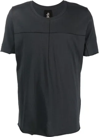 seam-detail crew-neck T-shirt
