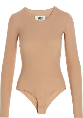 MM6 Maison Margiela Crewneck Stretch Bodysuit