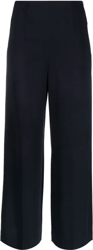 Cropped Straight-Leg Trousers