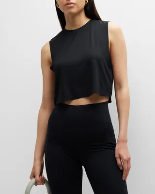 Vela Essential Sleeveless Crop Top