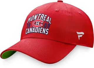 Men's Fanatics Branded Red Montreal Canadiens True Classic Retro Adjustable Hat