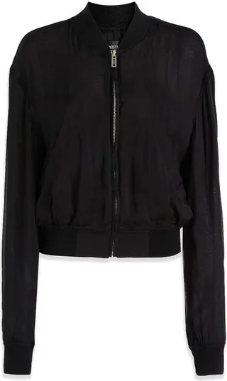 Ann Demeulemeester Cropped Bomber Jacket