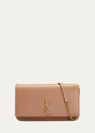 YSL Monogram Phone Holder Shoulder Bag