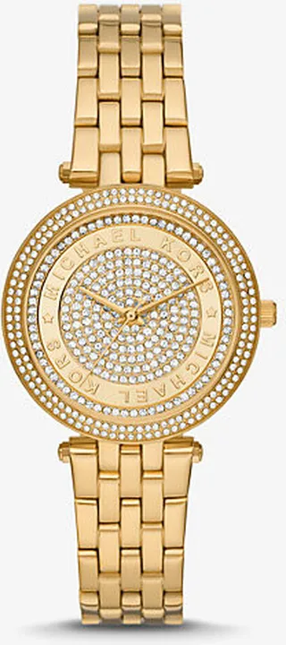 Mini Darci Pavé Gold-Tone Watch