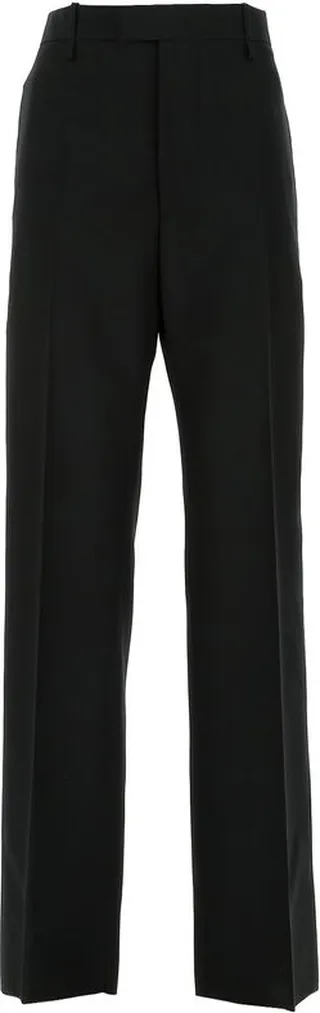 Bottega Veneta High Waist Straight Leg Tailored Pants