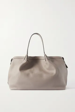 Serapian - Secret Large Textured-leather Tote - Brown