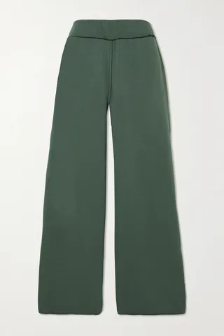 Eberjey - Reversible Recycled Jersey And Fleece Sweatpants - Green