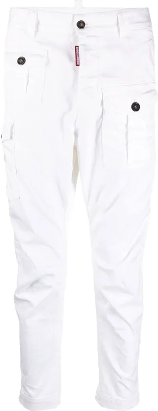 Logo-Patch Tapered Trousers
