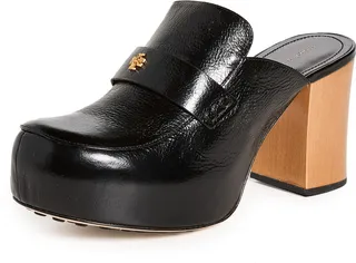 Tory Burch Delicate Logo Platform Clogs 85mm