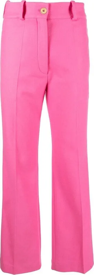 Straight-Leg Tailored Trousers
