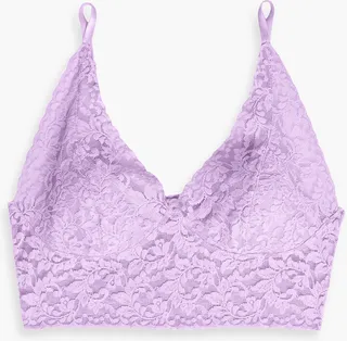 Stretch-lace bralette