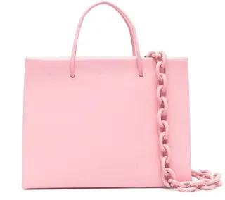 Chain-Handle Tote Bag