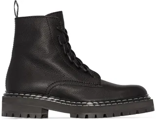 Lug-Sole Combat Boots