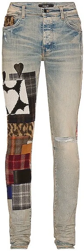 Amiri Artpatch Jean in Blue