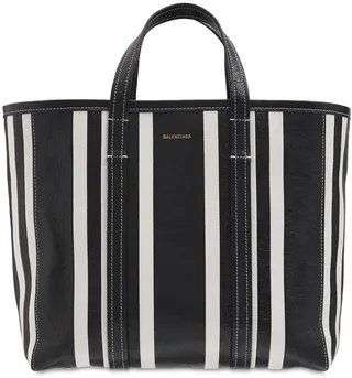 Medium Barbes Leather Tote Bag