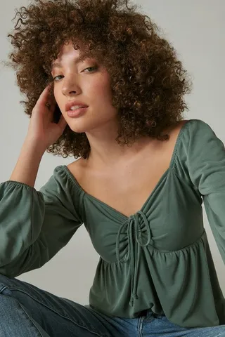 Sandwash Babydoll Top