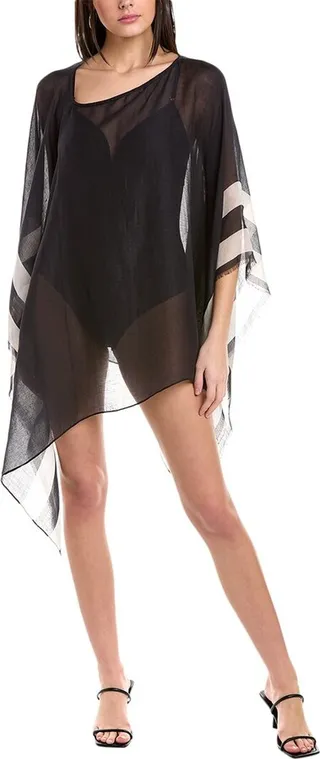 Rag & Bone Hera Linen & Silk-Blend Beach Wrap
