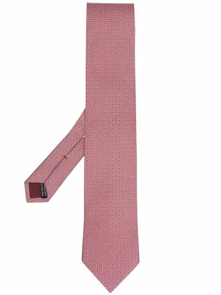 Gancini-pattern tie
