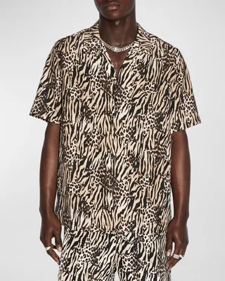 Men's Star Zoo Tencel Camp Shirt