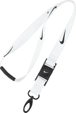 Nike Unisex Premium Lanyard in White