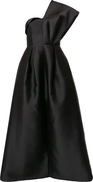 Clara one-shoulder gown