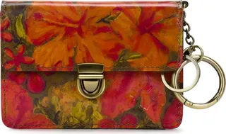 Patricia Nash Lanza Mini Leather Key Fob
