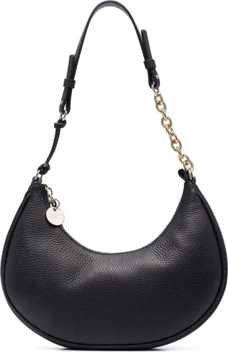Chain-Link Leather Shoulder Bag