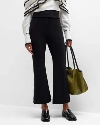 Wool Foldover Suiting Pants