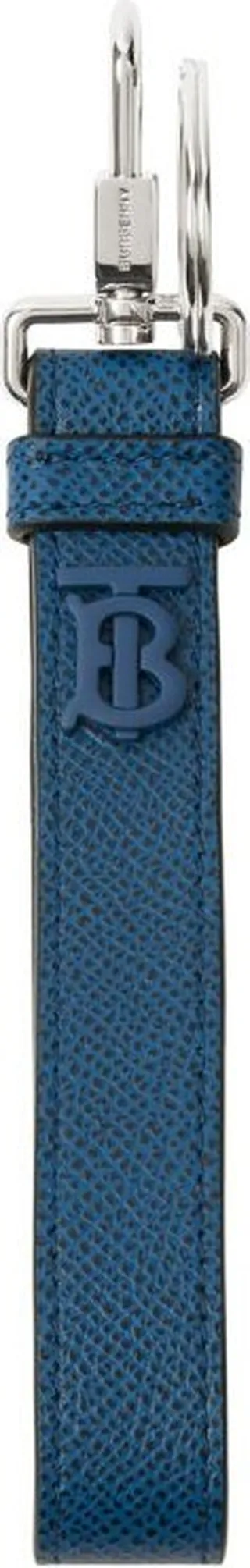 Burberry Leather Monogram Key Ring