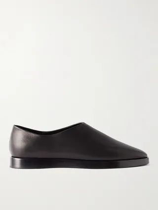Eternal Collapsible-Heel Leather Loafers