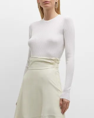 Browning Cashmere Ribbed Top