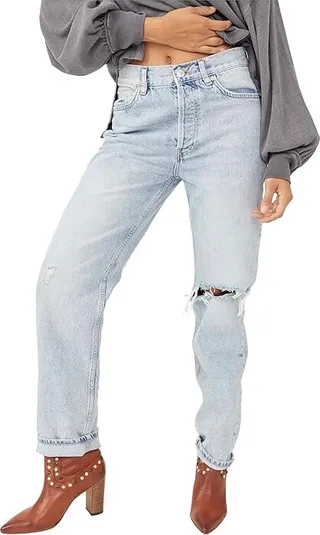 Free People We The Free Lasso Jeans (True Blue) Women's Jeans