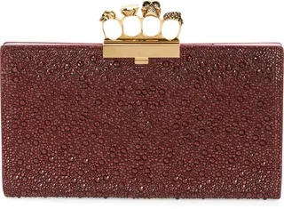 Knuckle Crystal Flat Pouch