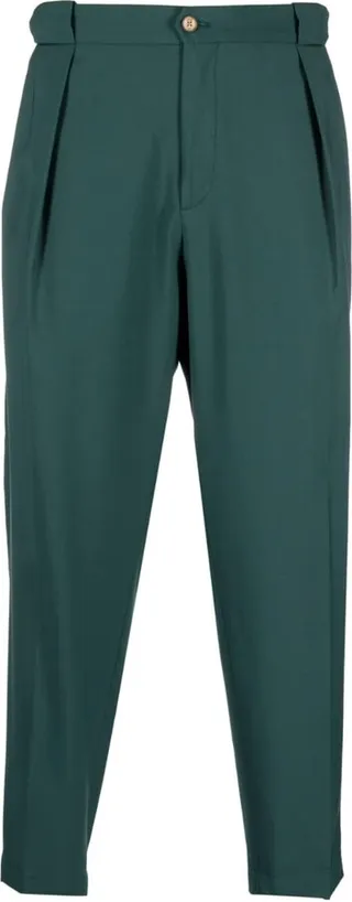 Cropped Tapered Trousers